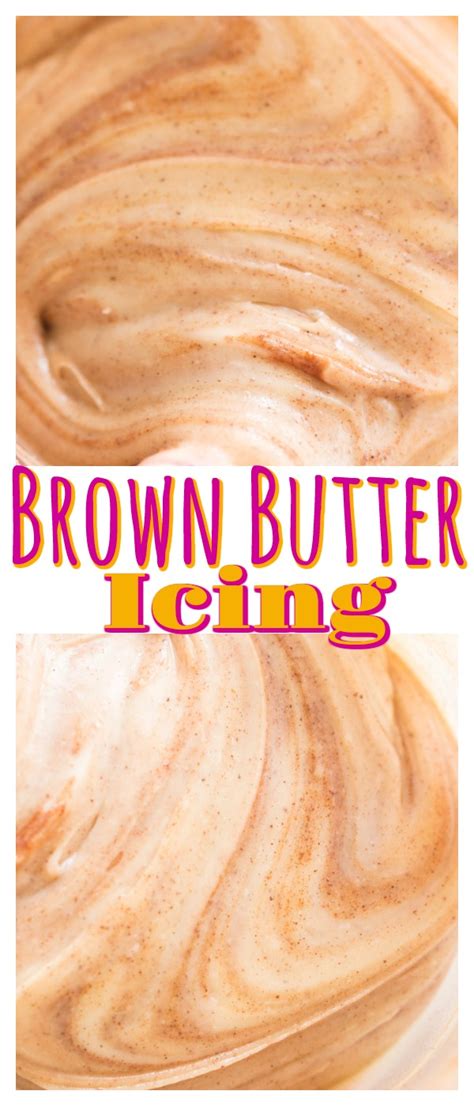 Brown Butter Icing recipe • The Gold Lining Girl