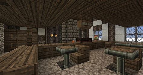 Medieval Bakery w/ interior. Minecraft Project