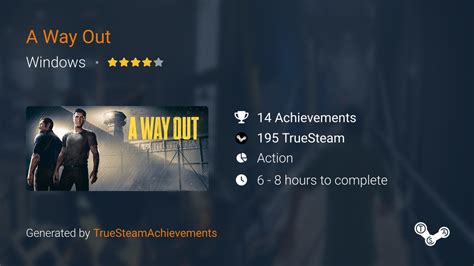 A Way Out Achievements | TrueSteamAchievements