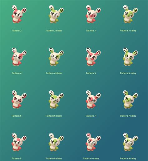 [Semi-useless info] The shiny version of each Spinda form have a ...