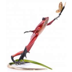 Tim Cotterill frogman frog bronze sculptures - R Frogs Gallery