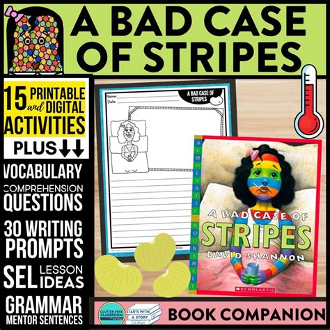 A Bad Case Of Stripes Activities and Lesson Plans for 2025 - Teaching with Jodi Durgin and Company