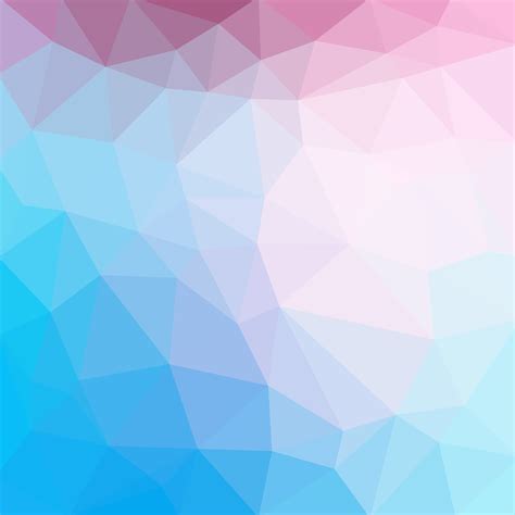 Light blue cool vector Low poly crystal background. Polygon design ...