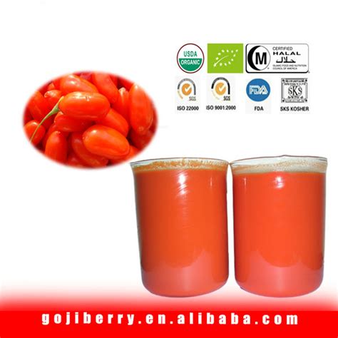 Organic Goji Juice Concentrate,China QIXIANGCHUN price supplier - 21food