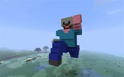 Steve and the Creeper Minecraft Map