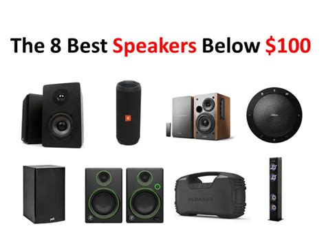 The 8 Best Speakers Under $100 in 2022 - All For Turntables