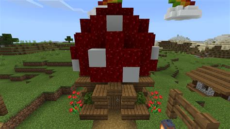 The mushroom house : r/Minecraft