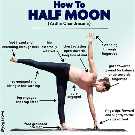 Das beste von Half Moon Pose Instructions - Yoga x Poses