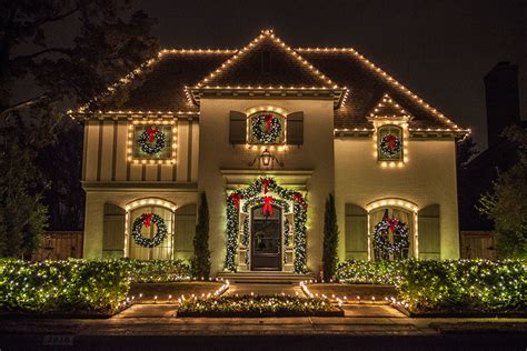 Christmas Lighting Design and Installation - Traditional - Exterior ...