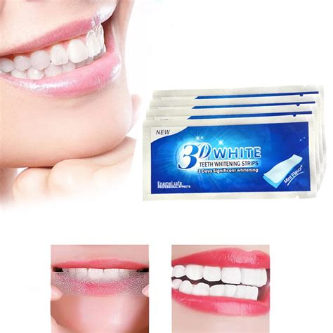 3D White Strips Removal Advanced Teeth Whitening Gel Double Elastic Tooth Whitening Strips ...