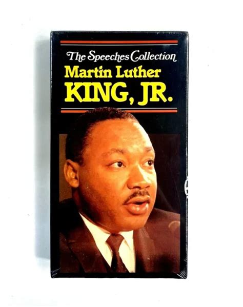 MARTIN LUTHER KING, Jr. VHS Educational the Speeches Collection Nice ...