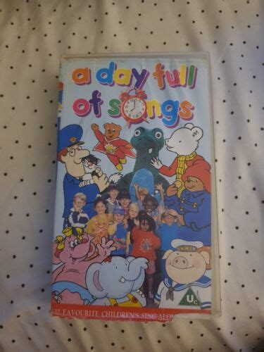 A Day Full of Songs VHS | eBay