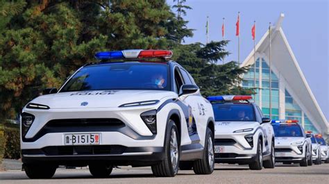 Nio delivers vehicles for police use in Qingdao, eastern China - CnEVPost