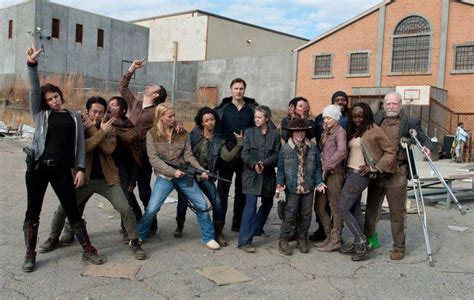 Badass TWD cast photo! | Walking dead cast, Walking dead season, The walking dead 3