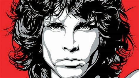 Download Jim Morrison Red Wallpaper | Wallpapers.com