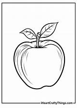 Coloring Page Of An Apple A Fun And Educational Activity For Kids sketch template