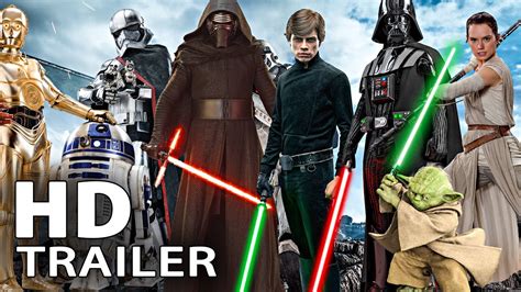 All STAR WARS Movie Trailer (1977 - 2018) - YouTube