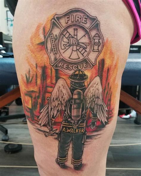 101 Amazing Firefighter Tattoo Designs You Need To See! | Outsons