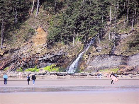 Beach WaterFall Photograph by D Rogers - Fine Art America