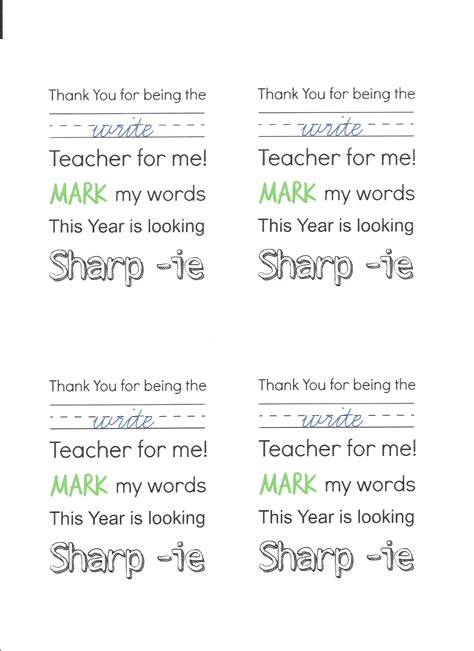 Thank You Teacher Gift and Printable Tag - Organize and Decorate Everything