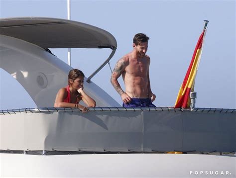 Lionel Messi and His Girlfriend Take a Beach Vacation After the Copa ...