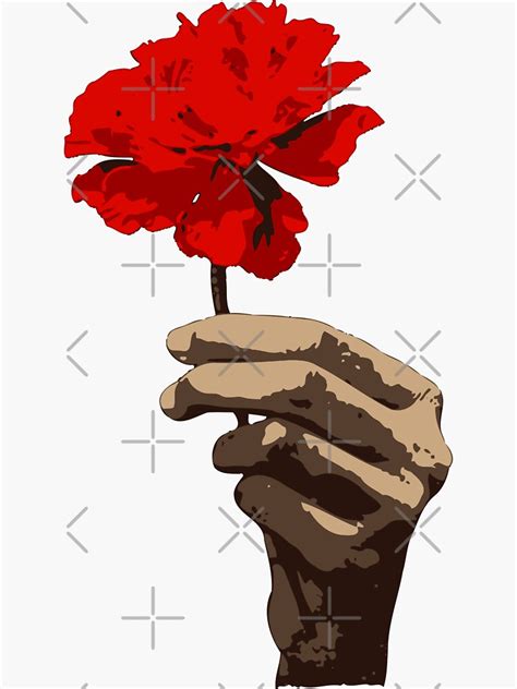 "hadestown flower" Sticker for Sale by Leyzel | Redbubble