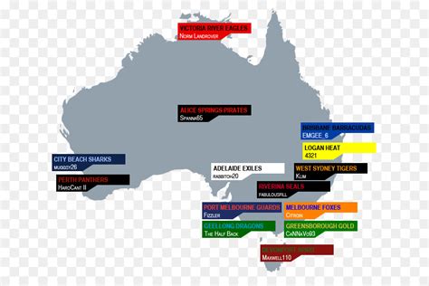 Map Of All Nrl Teams