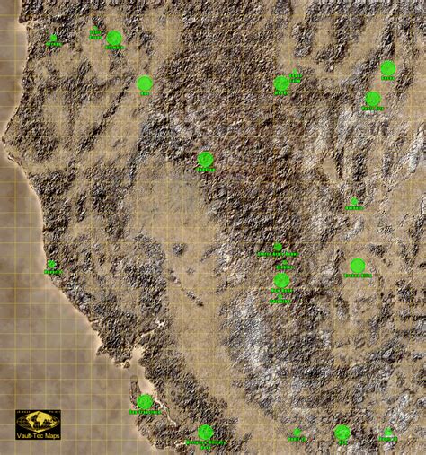 Fallout 2 map - The Vault Fallout Wiki - Everything you need to know about Fallout 76, Fallout 4 ...