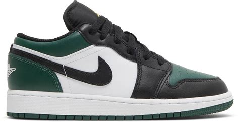 Air Jordan 1 Low 'Green Toe' (GS) - 553560-371 - Novelship