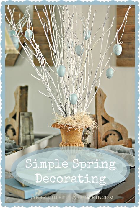 Serendipity Refined Blog: Super Simple Spring Decor: DIY Egg Tree