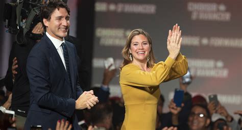 Sophie Grégoire Trudeau election dress: Eliza Faulkner