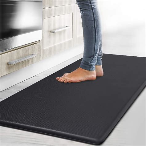 Amazon.com: Color&Geometry Anti Fatigue Mat Kitchen Rug, 3/4" Thick Foam Cushioned Comfort Floor ...