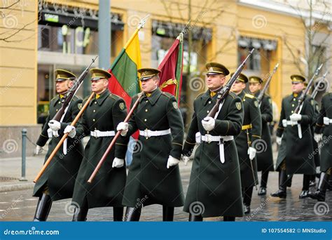 VILNIUS, LITHUANIA - MARCH 11, 2017: Festive Parade As Lithuania Marked ...