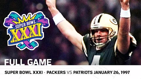 Brett Favre's First Super Bowl Win! | Packers vs. Patriots Super Bowl ...