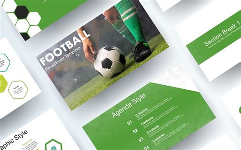 Kostenlose Fußball-Fußball-PowerPoint-Vorlage