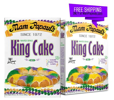 FREE SHIPPING! 2pk King Cake