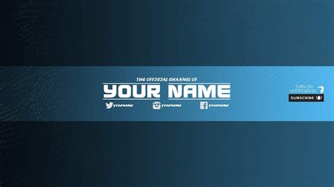 FREE YouTube Banner Template #33 - Download Now