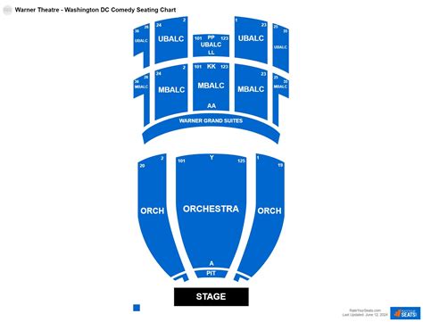 Warner Theatre - Washington DC Seating Charts - RateYourSeats.com