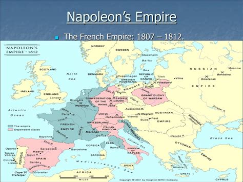 Napoleonic Empire 1807 Map