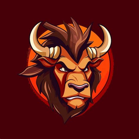 Premium Vector | Lion angry mode logo design