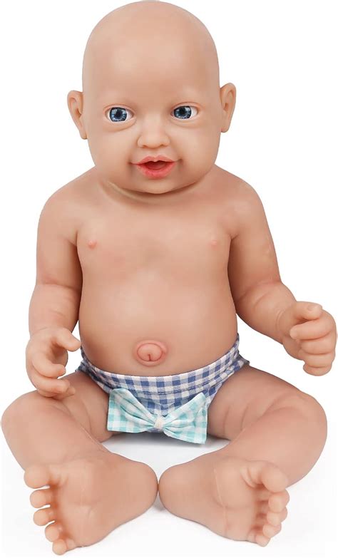 Amazon.com: Vollence 23" Platinum Silicone Baby Doll - Full Body ...