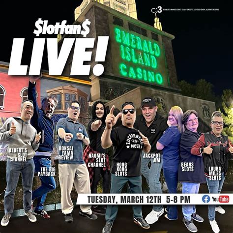 Slotfans LIVE!, Emerald Island Casino, Henderson, 12 March 2024 | AllEvents.in | Online Event