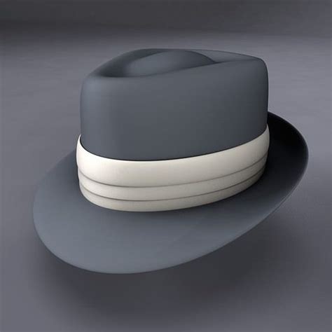 Frank Sinatra Fedora Hat 3D model | CGTrader