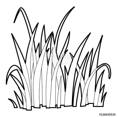 Grass Line Drawing at PaintingValley.com | Explore collection of Grass Line Drawing