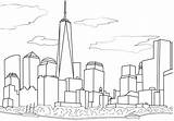 Skyline Coloring Pages sketch template