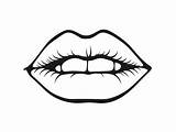 Lips Coloring Page For Kids  Free Printable In 2024 Coloring Pages sketch template