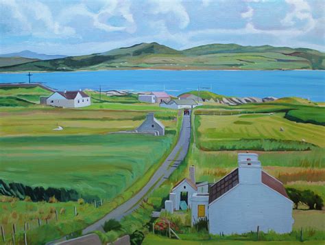 Painting of Arranmore, Ireland | Painting, Large painting, Irish landscape