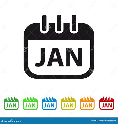 3d 13 January Calendar Royalty-Free Illustration | CartoonDealer.com #102157872