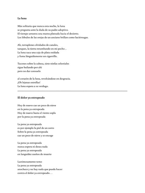 Poemas de CHUUYA NAKAHARA | PDF