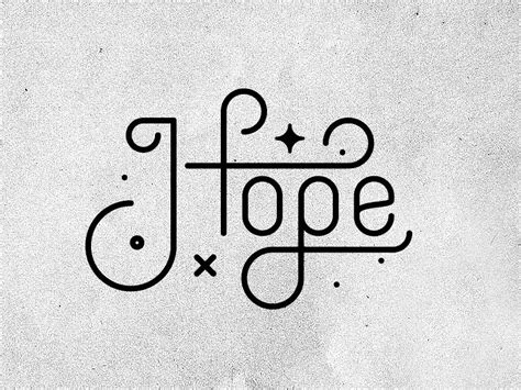 Hope & Love [GIF] | Hope typography, Hope lettering, Hope font